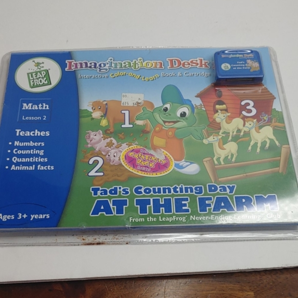 NWT Leap Frog Tads Counting Day At the Farm Math